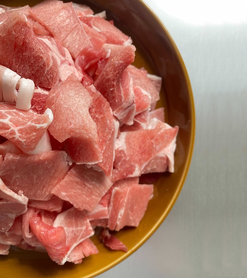 豚肉 国産豚こま1ｋ 冷凍 バラ凍結