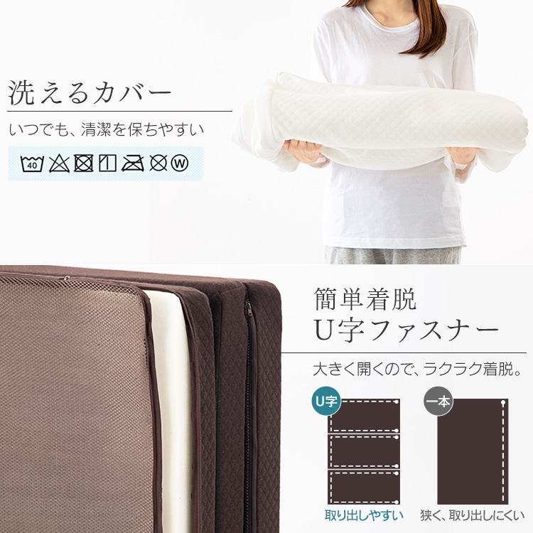 マットレス シングル 高反発 3つ折り