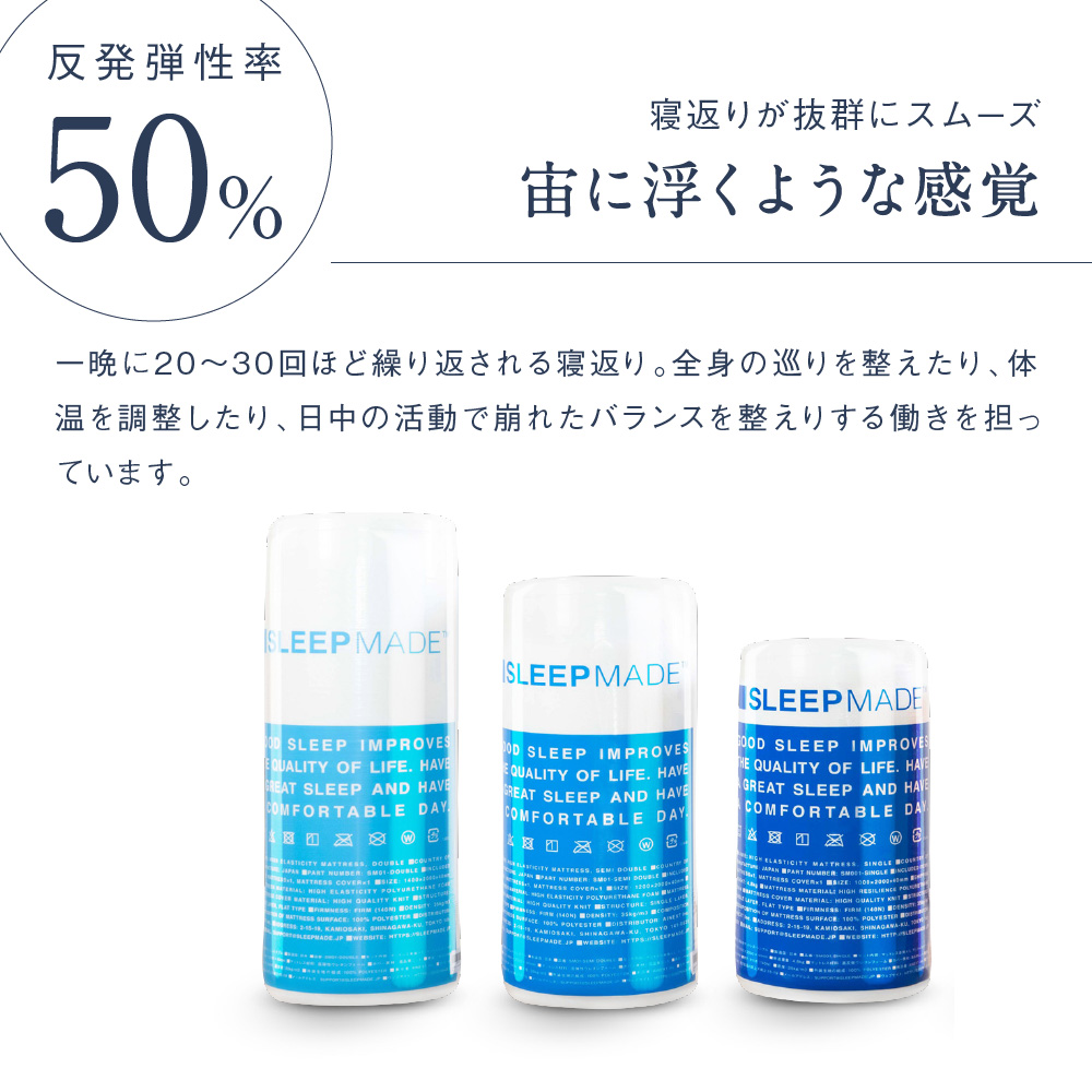 SLEEPMADE高反発 マットレス