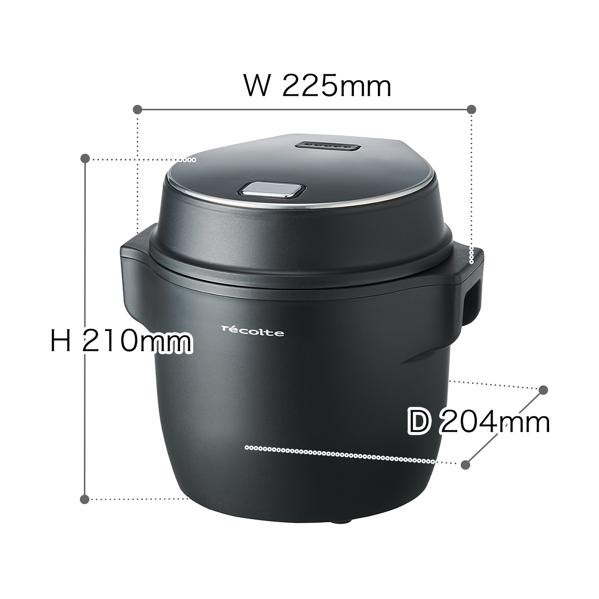 ライスクッカー レコルト 炊飯器 小型